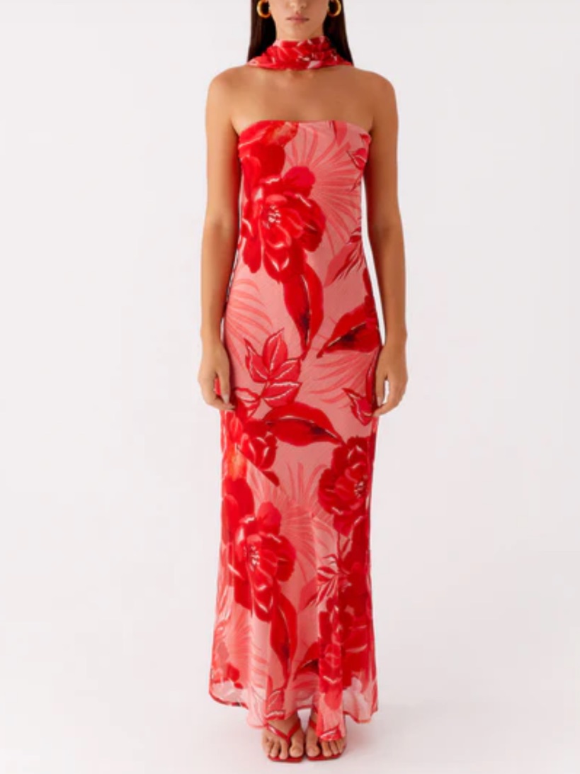 Peppermayo Under The Pagoda Floral Maxi Dress Size 14